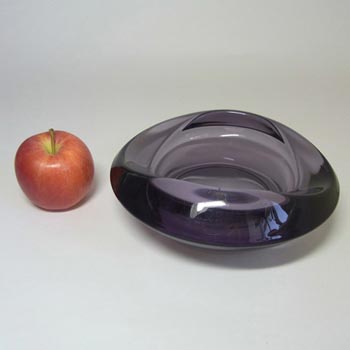 Sklo Union Rosice Purple Glass Bowl - Rudolf Jurnikl