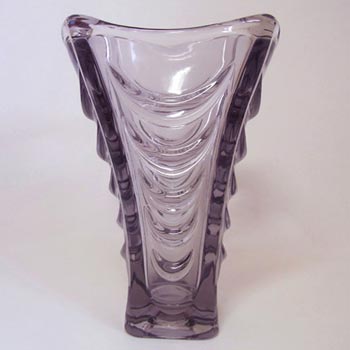 Sklo Union Heřmanova Purple Glass Vase - Václav Hanuš