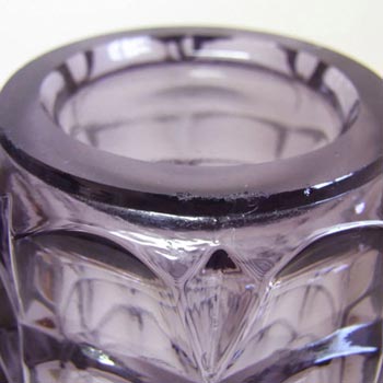 VLG Lausitzer German Purple Glass 'Gent' Vase #51983