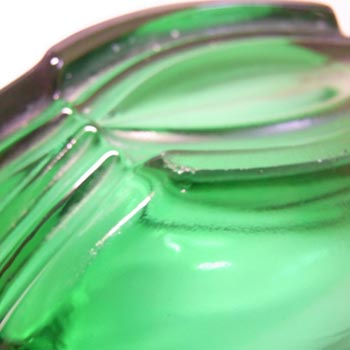 Sklo Union Rosice Green Glass Bowl - Václav Hanuš #5116