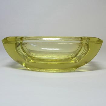 Sklo Union Rosice Yellow Glass Bowl - Václav Hanuš 5116