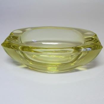 Sklo Union Rosice Yellow Glass Bowl - Václav Hanuš 5116