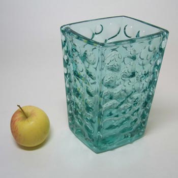 Rosice Sklo Union Turquoise Glass Vase Jiři Brabec 5122