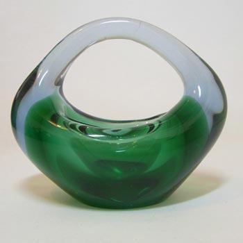 Skrdlovice #6240 Czech Glass Sculpture Bowl by Jan Beránek