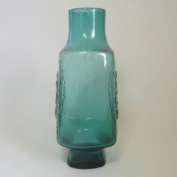 Stelvia Italian 'Opalina Fiorentina' Blue Glass Vase