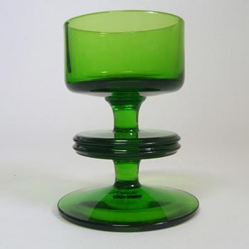MARKED Wedgwood Green Glass Sheringham Candlestick RSW13/1