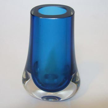 Whitefriars #9572 Baxter Kingfisher Glass Teardrop Vase