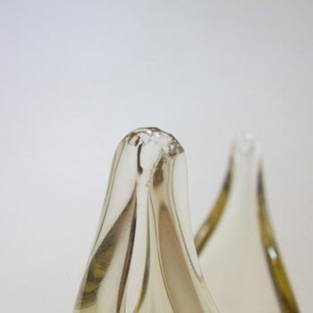 Zelezny Brod Sklo (ZBS) Czech Amber Glass Vase