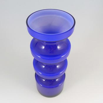 Alsterfors #S5014 Blue Cased Glass Vase Signed Per Olof Ström '70