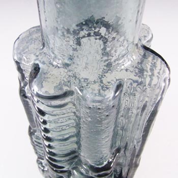 Alsterfors Textured Glass Vase Signed Per Olof Ström '68