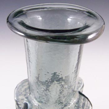 Alsterfors Textured Glass Vase Signed Per Olof Ström '68