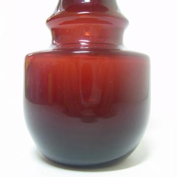 Aseda Swedish Amber Glass Vase by Bo Borgstrom #B15/58
