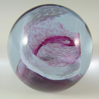 Caithness Pink Glass "Pastel" Paperweight/Paper Weight
