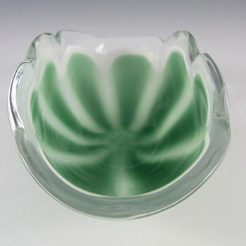 Flygsfors Coquille Glass Bowl by Paul Kedelv Signed '61