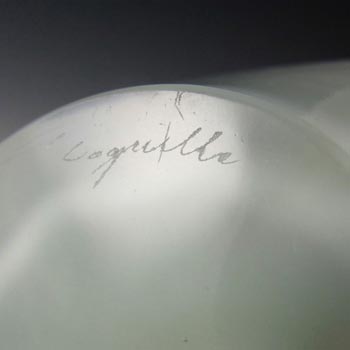 Flygsfors Coquille Glass Bowl by Paul Kedelv - Signed