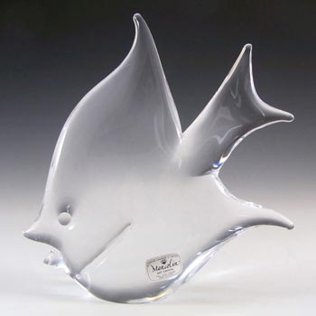 Marcolin / FM Konstglas Glass Fish - Signed + Labelled