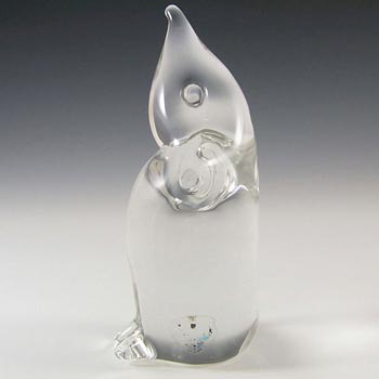 FM Konstglas/Marcolin Glass Penguin - Signed + Labelled