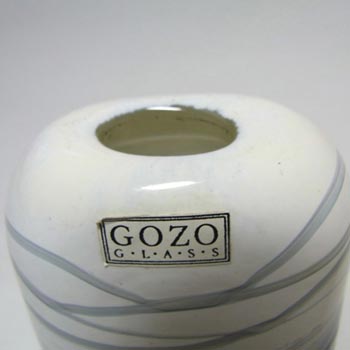 Gozo Maltese Glass 'Noire' Vase - Signed & Labelled