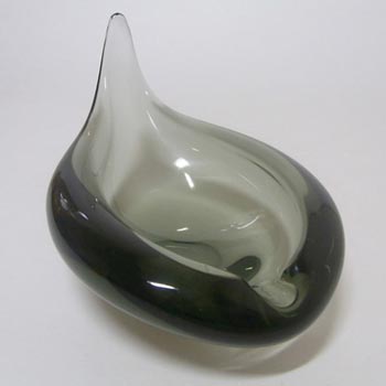 Holmegaard #16517 Per Lutken Smoky Glass Bowl / Ashtray - Signed