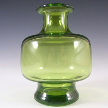 Holmegaard #18159 Per Lutken Green Glass 'Majgrøn' Vase - Signed
