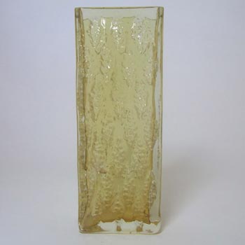 Ingrid/Ingridglas Amber Glass 'Exquisit' Vase - Signed