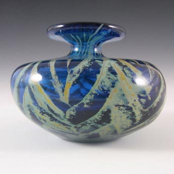 Mdina Maltese Vintage Glass 'Roman' Squat Vase