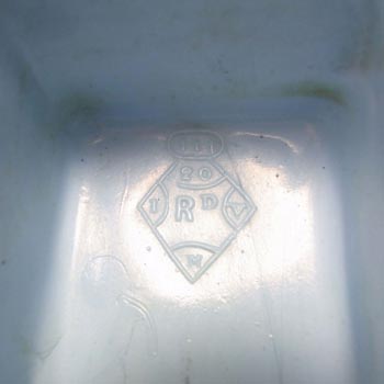 Sowerby #1159 Victorian Blue Milk / Vitro-Porcelain Glass Bowl - Marked
