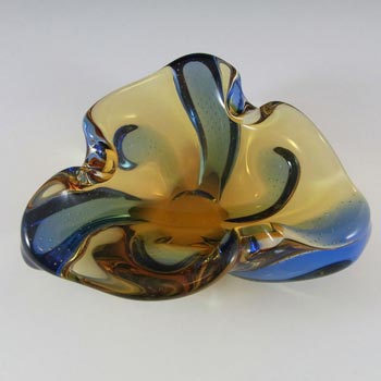 Mstisov Czech Glass Pizzicato Bowl by Hana Machovská