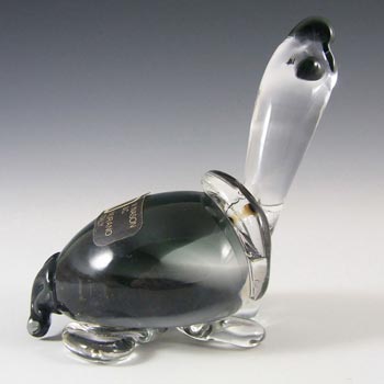 V. Nason & Co Murano Glass Tortoise Paperweight - Label