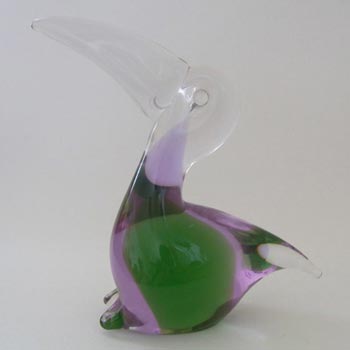 FM Konstglas/Ronneby Swedish Neodymium Glass Bird/Toucan