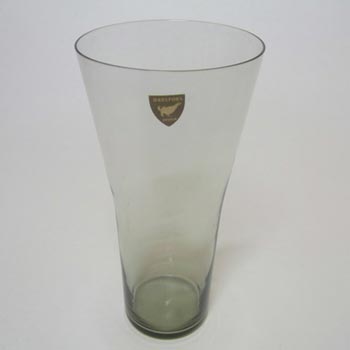 Orrefors Swedish Smoky Glass Vase - Labelled