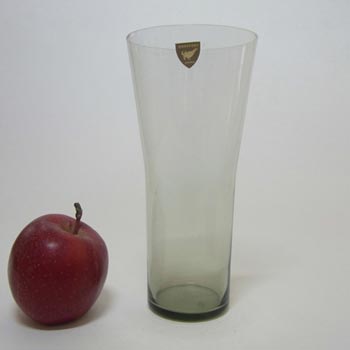 Orrefors Swedish Smoky Glass Vase - Labelled