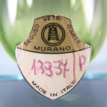 Seguso Vetri d'Arte #13937 Murano Glass Perfume Bottle