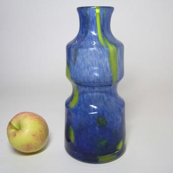 Prachen 70s Blue Glass 'Flora' Vase - Frantisek Koudelka