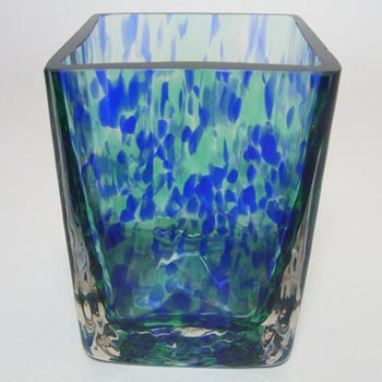 Wedgwood/Stennett-Willson Glass Speckled Vase - Marked