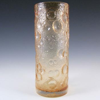 Wedgwood/Stennett-Willson Glass Textured Vase - Marked