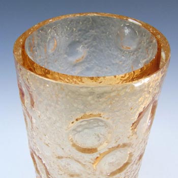 Wedgwood/Stennett-Willson Glass Textured Vase - Marked
