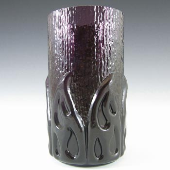 Wedgwood/Stennett-Willson Amethyst Glass Flame Tumbler