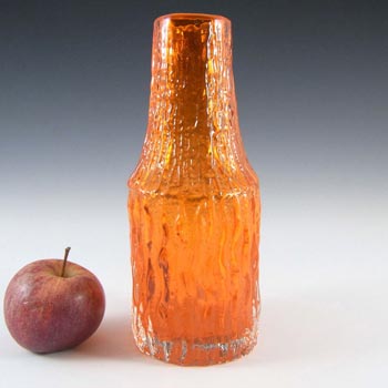 Whitefriars #9730 Baxter Tangerine Glass 'Bottle' Vase