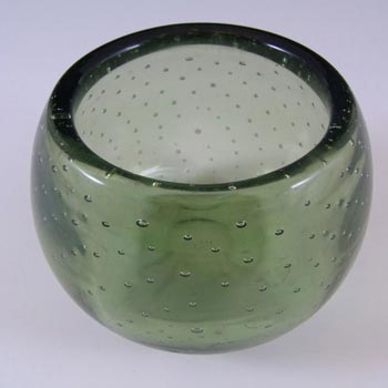 Whitefriars #9293 Vintage Sea Green Glass Bowl