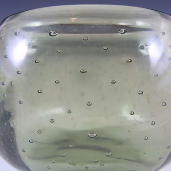 Whitefriars #9293 Vintage Sea Green Glass Bowl