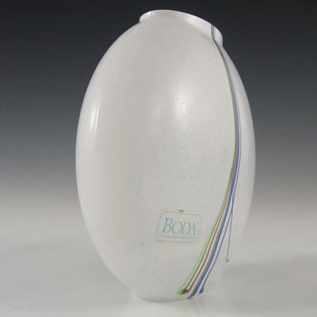 Kosta Boda Glass 'Rainbow' 5.5" Vase - Signed Bertil Vallien #48224