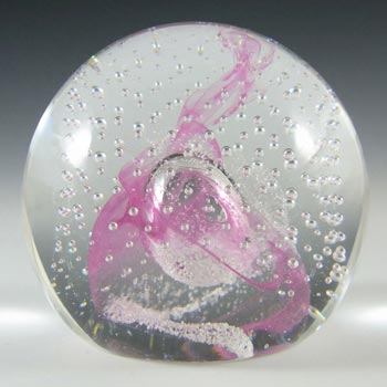 Caithness \"Champagne\" Glass Paperweight/Paper Weight
