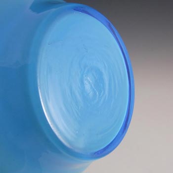Ryd 1970s Scandinavian Blue Cased Glass Vase - Labelled