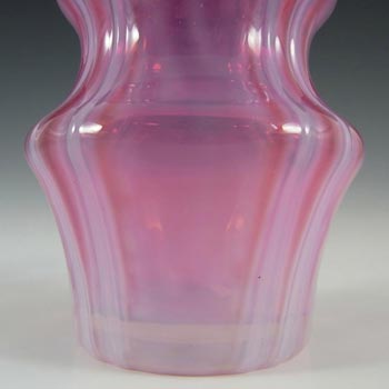 Prachen Pink + Opalescent Glass Vase - Josef Hospodka