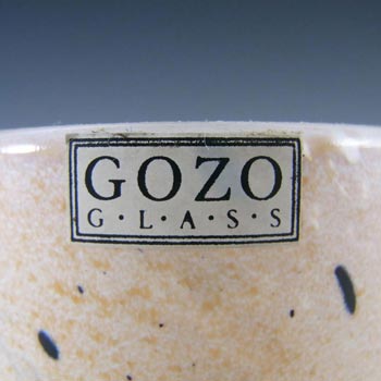 Set of 3 Gozo Maltese Glass Egg Cups - Signed + Labelled