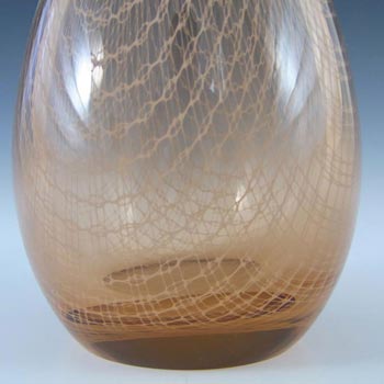 Harrachov Czech Pink Lattice Glass 'Harrtil' Vase