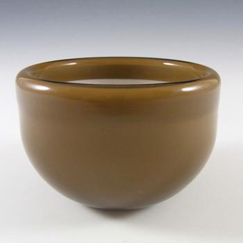 Holmegaard Palet Umbra Cased Glass Bowl by Michael Bang
