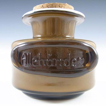 Holmegaard Palet Umbra Glass 'Allehånde' Spice Jar by Michael Bang