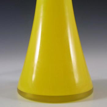 Holmegaard Carnaby Yellow Cased Glass Vase by Christer Holmgren